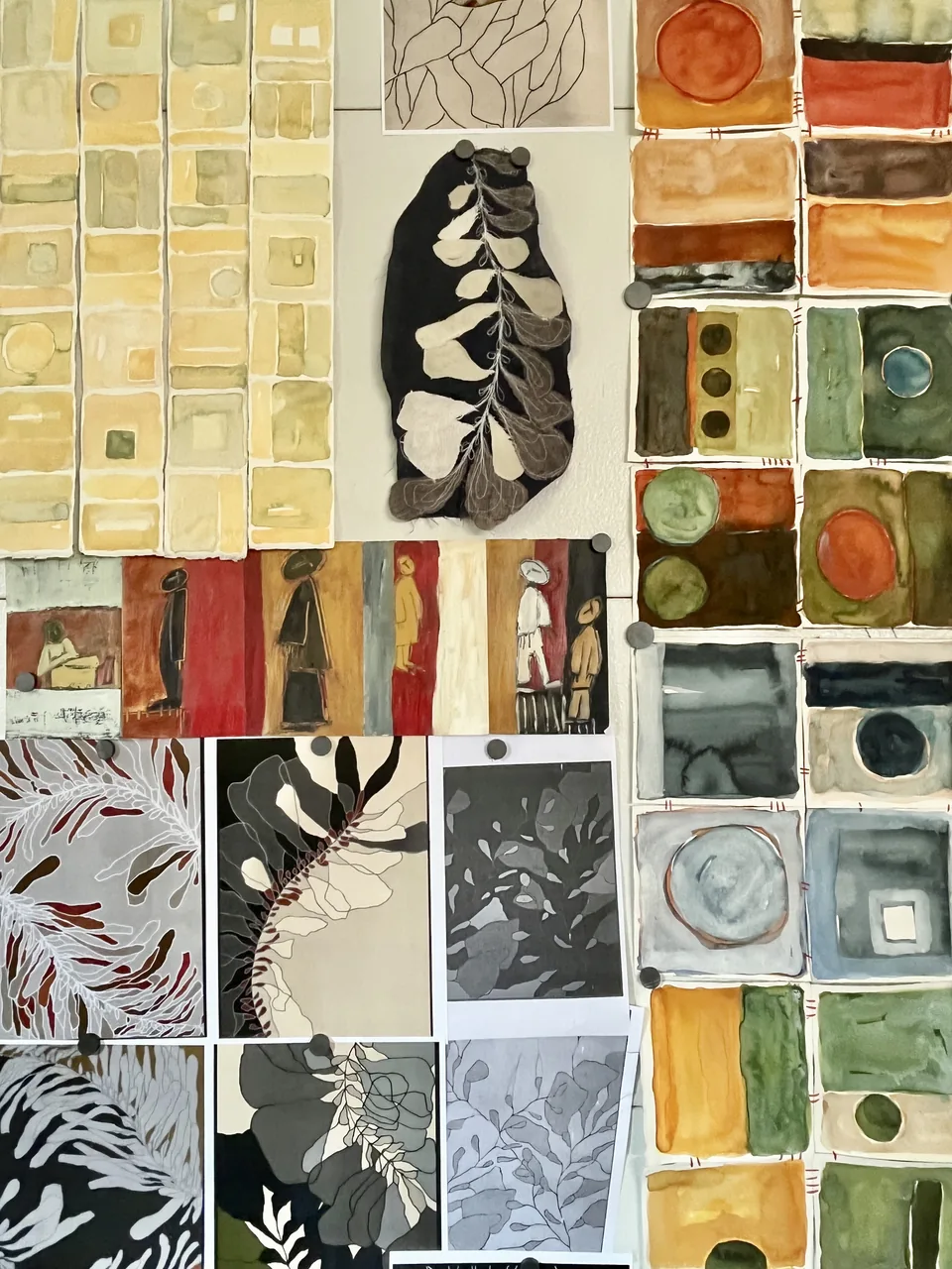 Detail of work in progress